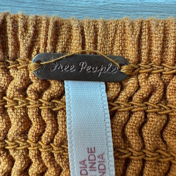 Free People “Cross of Sunlight” Mini Dress – Inca Gold – Size XS (Worn Once) 💛 - Picture 7 of 10